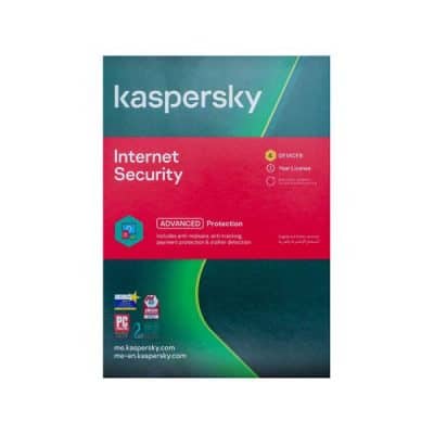 Kaspersky  Internet Security Multi Device 4 User 2021 (Windows, Mac, Android )- Media & License / 1Y