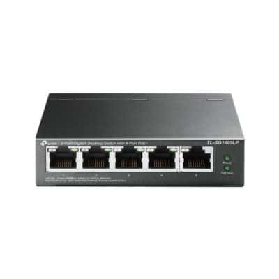 Tp-Link TL-SG1005LP 5-Port Gigabit Desktop PoE Switch with 4-Port PoE+