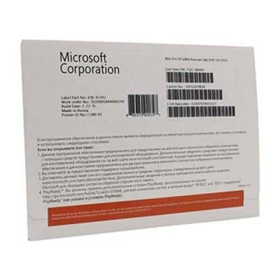 MicrosoftWin 10 Pro 64bit OEM