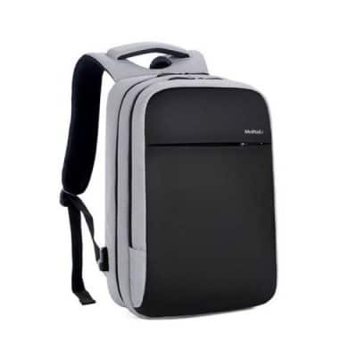 Meinaili 1802 – 15.6-Inch Waterproof Laptop Backpack With Usb Charging Port – Gray-Black