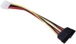 Ata Sata Y-Splitter Hard Drive Power Adapter Cable 4pin Ide to 2 Serial