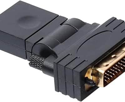 Keendex KX 1744 Converter DVI Male To HDMI Female, GoldPlated -Black