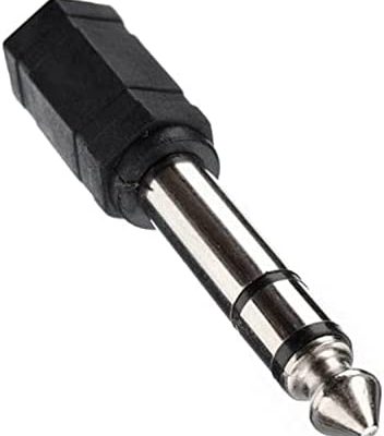 Adapter 3.5mm Female to 6.5mm Male Headphone Stereo Audio Jack Adapter