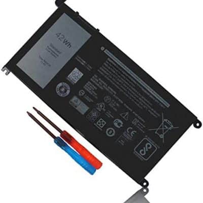Laptop WDX0R Battery for dell Inspiron 15 5565 5567 5568 5578 7560 7570 7579 7569 13 5368 5378 7368 7378 17 5765 5767 5770 Series Notebook Battery Fits 3CRH3 T2JX4 FC92N CYMGM 42WH 11.4V