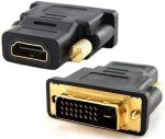 Gold Plated HDMI Female to DVI-D Male Video Adaptor-Black