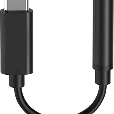Samsung USB-C Headphone Jack Audio Adapter, 3.5mm (Black)
