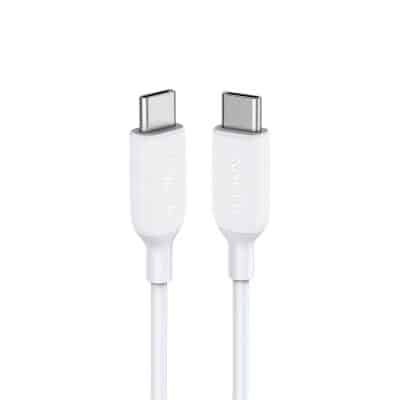 AnkerPowerLineIII USB-C to USB-C 100W 2 Cable 6ft B2B, White