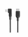 Anker USB-C to 90 Degree Angle Lightning Cable 6ft, Black Iteration