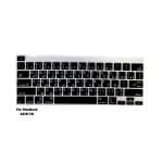 Keyboard Cover for MacBook (A2141) U.S Layout Silicone Protector, Black