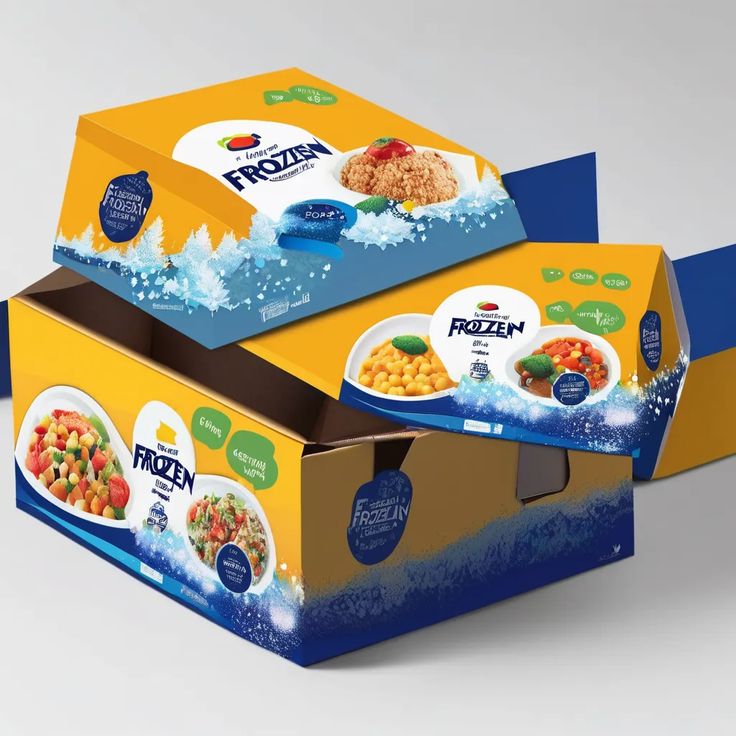Custom frozen food boxes