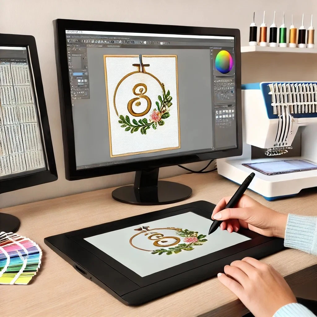 Digitize FSL File for Embroidery